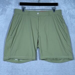 Redvanly Shorts Mens Large Green 7" Golf Performance Stretch Lightweight